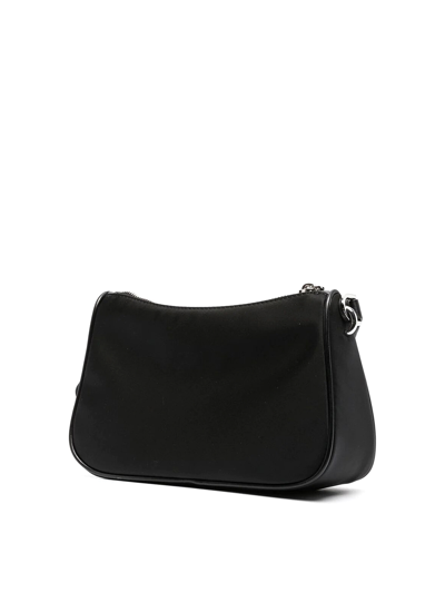 Shop Michael Kors Jet Set Nylon Bag With Zip And Strap In Black