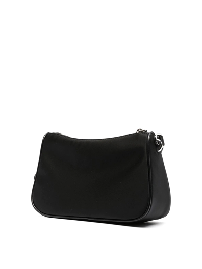 Michael Kors Jet Set Nylon Bag With Zip And Strap In Black