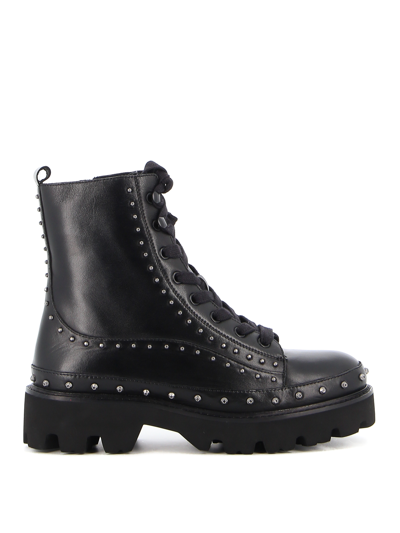 Shop Pinko Cingoli 1 Combat Boots In Black