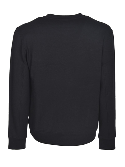 Shop Neil Barrett Thunderbolt Printed Sweatshirt In Black