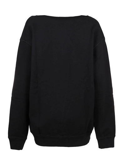 Shop Dsquared2 Icon Boat Neck Sweatshirt In Black