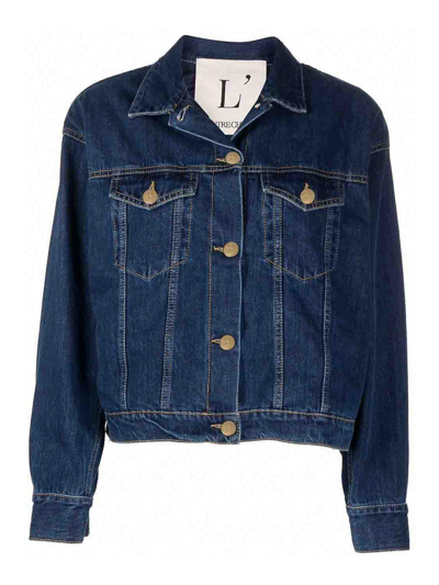 Shop L'autre Chose Lassic Denim Jacket In Blue