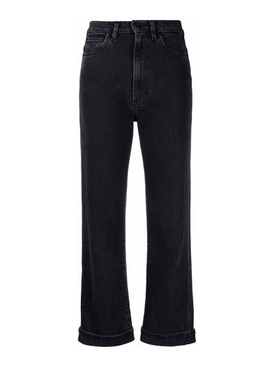 Shop 3x1 Claudia Extreme Denim Jeans In Black