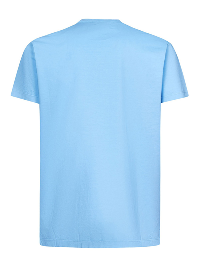 Shop Dsquared2 Cotton T-shirt In Light Blue