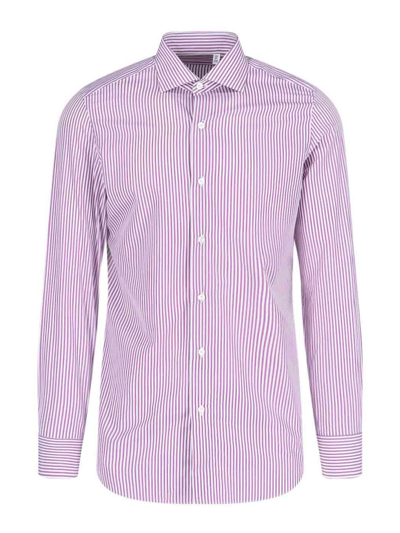 Shop Finamore 1925 Camisa - Milan In Purple