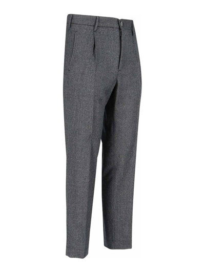 Shop Incotex Pantaloni Slim In Grey