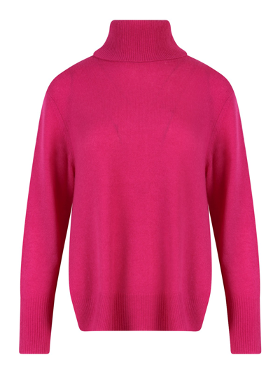 Shop 360cashmere Flared Cashmere Sweater In Pink