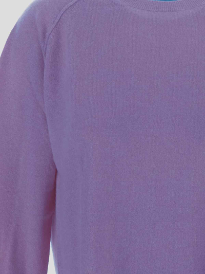 Shop Malebolge Viii Suéter Cuello Redondo In Light Purple