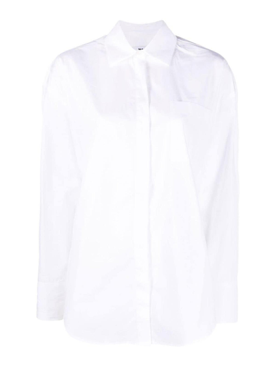 Shop Msgm Et-detail Tailored Shirt In White