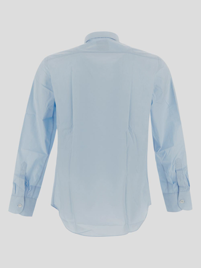 Shop Pt Torino Shirts In Blue