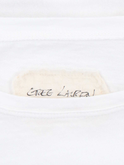 Shop Greg Lauren Camiseta - Blanco In White