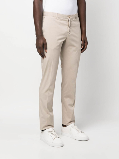 Incotex Trousers With Belt Loops And Pockets In Pink