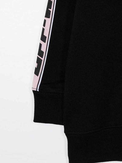 Shop Off-white Logo Band Sweatshirt In Black