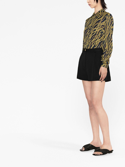 Shop Michael Kors Graphic-print Shirt In Gold