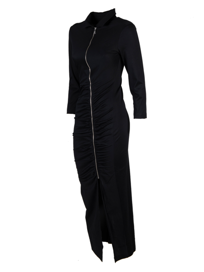 Shop Karl Lagerfeld Jersey Shirt Dress In Black