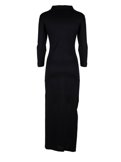 Shop Karl Lagerfeld Jersey Shirt Dress In Black