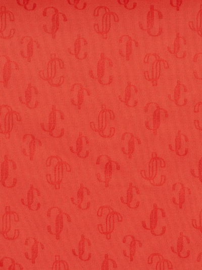 Shop Jimmy Choo Logo All Over Bikini Briefs In Red