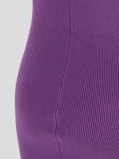 Shop Laneus Suéter Cuello Redondo - Púrpura In Purple