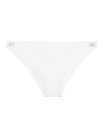 Shop Loewe Anagram Bikini Bottom In White