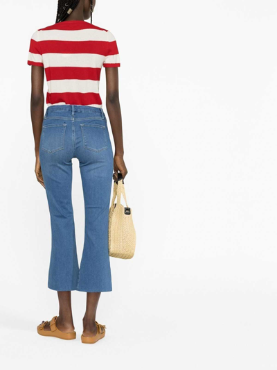Frame Le Crop Mini Boot Jeans In Light Wash