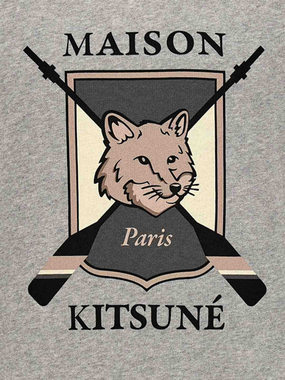 Shop Maison Kitsuné Sudadera - Gris In Grey