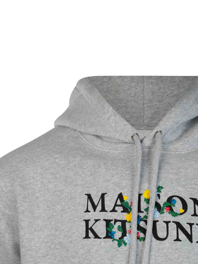 Shop Maison Kitsuné Grey Sweatshirt