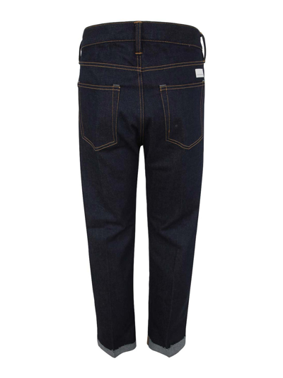 Shop Nine In The Morning Classic Jeans With Lapel In Blue