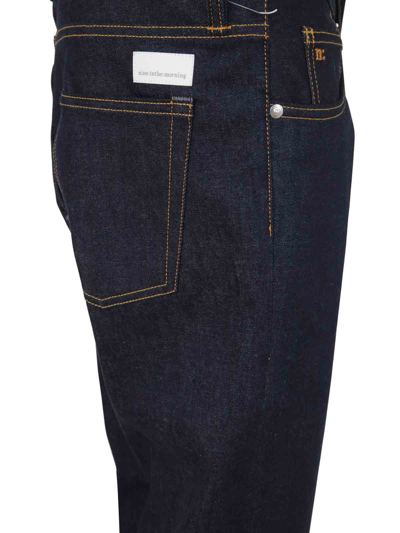 Shop Nine In The Morning Classic Jeans With Lapel In Blue