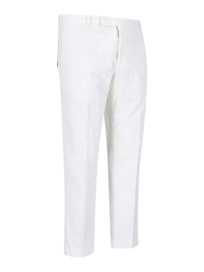 Shop Pt Torino Velvet Trousers In White