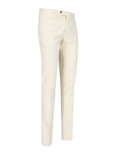 Shop Pt Torino Slim Pants In White
