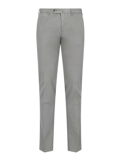 Shop Pt Torino Slim Pants In Grey