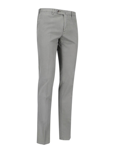 Shop Pt Torino Slim Pants In Grey