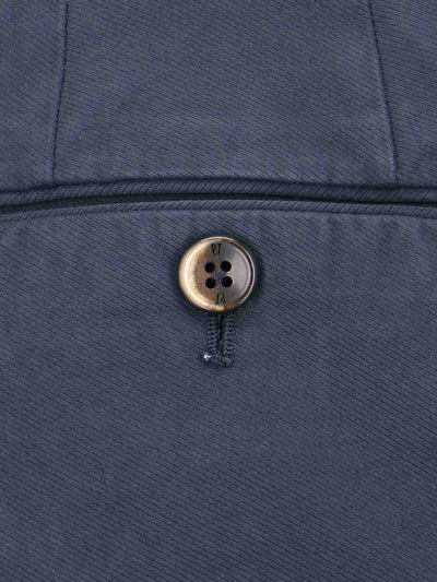 Pt Torino Slim Light Stretch Gabardine Pants In Blue
