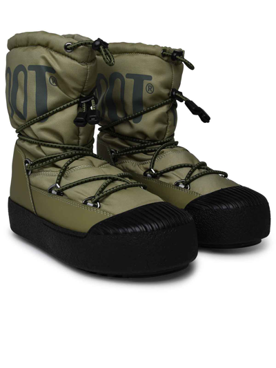 Shop Moon Boot In Green