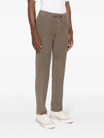 Shop Incotex Trousers In Grey