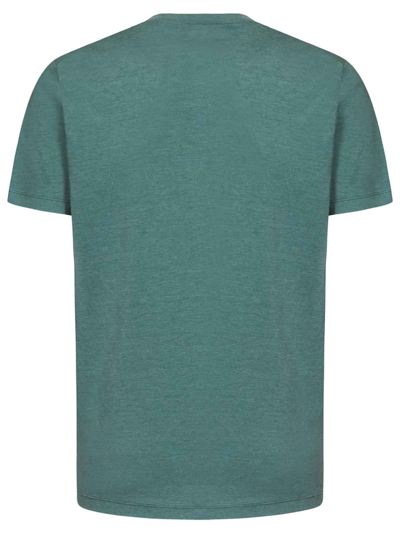 Shop Dsquared2 Teal Cool-fit T-shirt With Logo Print In Green