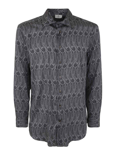 Shop Etro Camisa - Gris In Grey