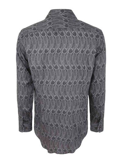 Shop Etro Roma Shirt In Grey