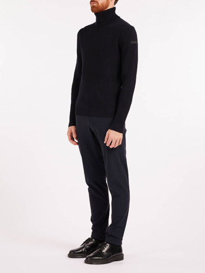 Rrd Roberto Ricci Designs High-neck Sweater In Blue
