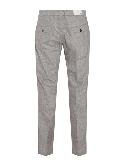 Eleventy Tailored Drawstring Trousers In Gris