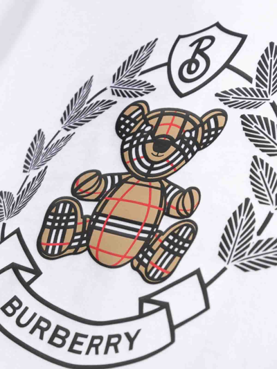 Burberry Crewneck In Blanco