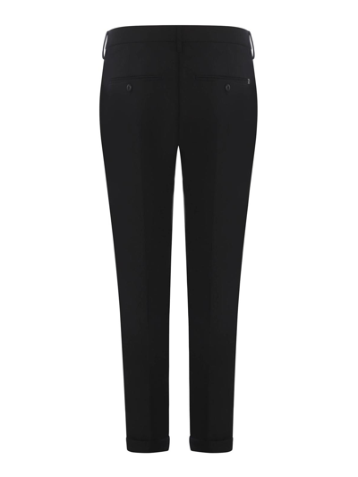Dondup Trousers  Gaubert In Virgin Wool In Black
