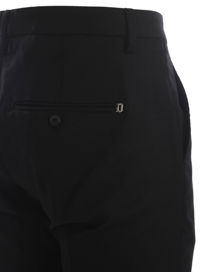 Dondup Trousers  Gaubert In Virgin Wool In Black