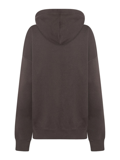Shop Isabel Marant Faded Black Cotton Blend Sweatshirt