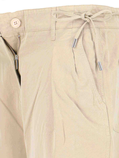 Shop Saks Potts Straight Trousers In Beige