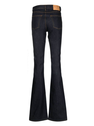 Shop Filippa K High-waisted Organic Cotton Jeans In Blue