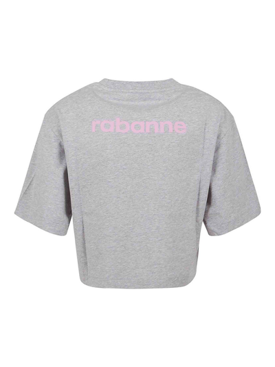 Shop Rabanne Tee Shirt In Grey