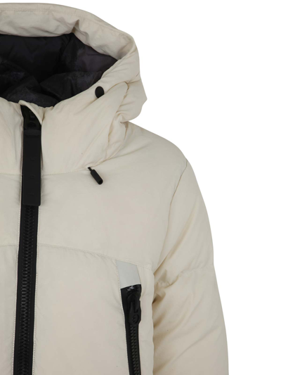 Shop Jg1 Padded Jacket With Hood In White