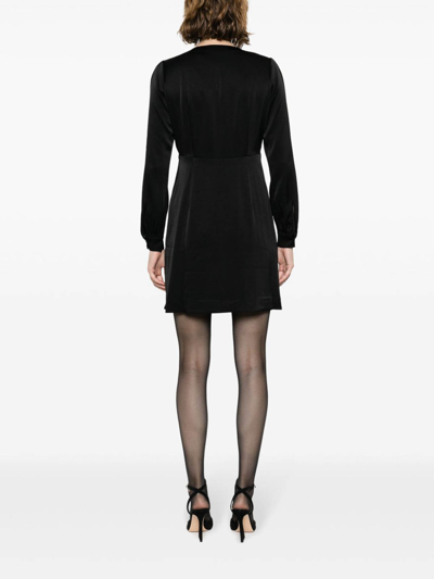 Shop Michael Kors Mini Dress In Black