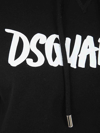 Shop Dsquared2 Mini Fit Hoodie In Negro